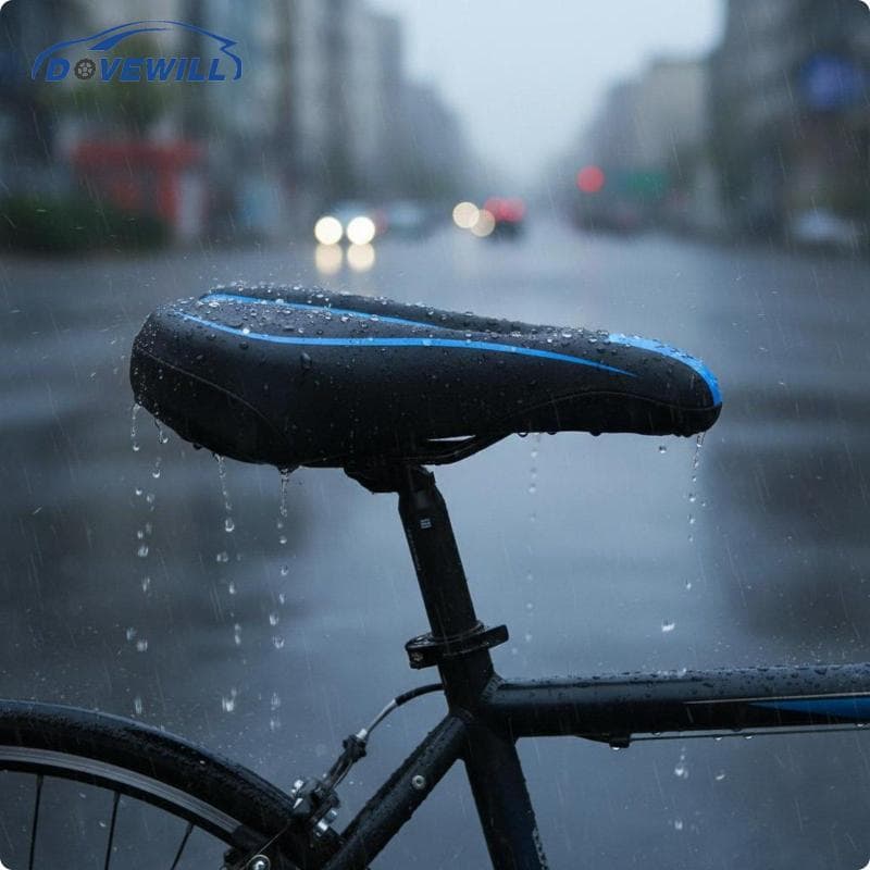 [Dovewill] Capa De Selim De Bicicleta Confortável Acolchoada Em Gel De Silicone Protetor De Assento Macio Para Andar De
