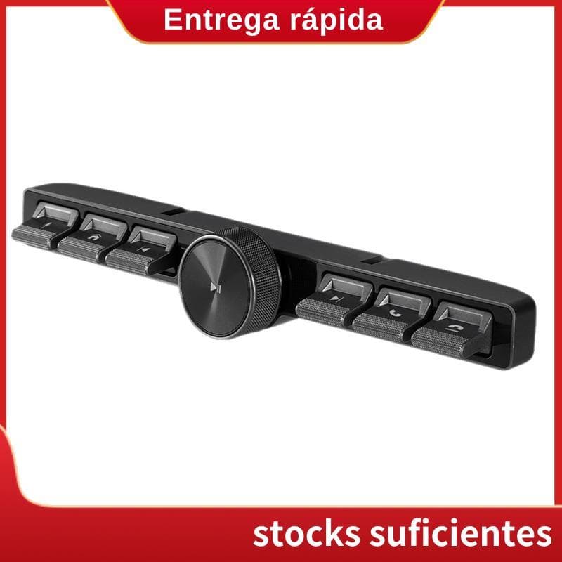 Controlador De Carro 7 Teclas Sem Fio Para Controle Remoto Multimídia LED Ajustador De Volume Resposta Reprodutor De Nav