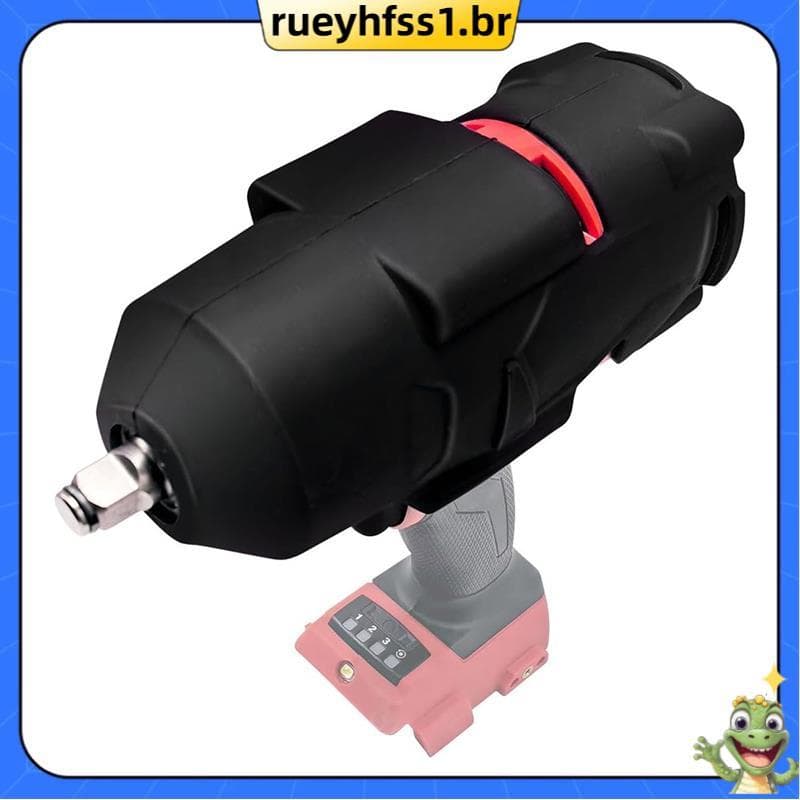 1 Pçs 49-16-2864 Bota Protetora De Impacto Para M 18 3/4 Polegada Chave De Torque 2864-20 Ferramentas Elétricas Preto