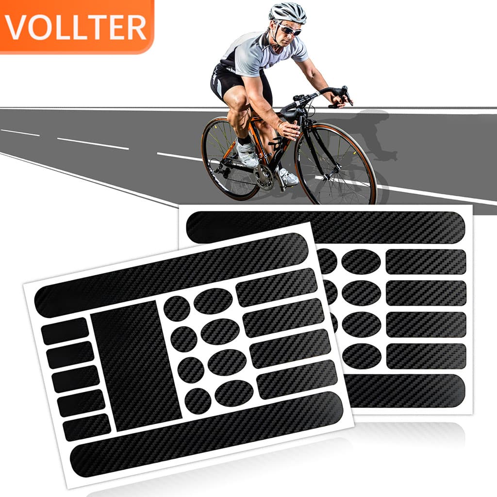 2 Peças Adesivo Resistente À Água Para Quadro De Bicicleta Instalação Conveniente Durabilidade Garantida