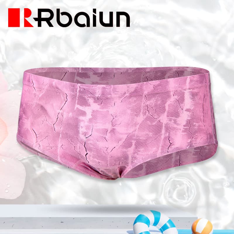Novo estilo de moda Retro fosco cuecas masculinas Anti-cloro de secagem rápida competição de treinamento profissional pe