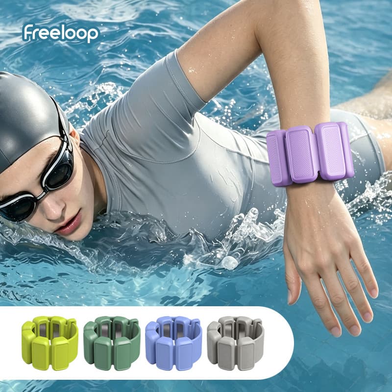 Freeloop natação pulseira de suporte de peso pulso tornozelo gravidade natação esportes correndo equipamento de rolament