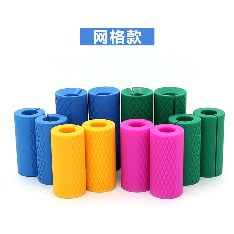 Silicone haltere aperto barra aperto capa Kettlebell barbell Fitness aperto mecânico capa antiderrapante negrito