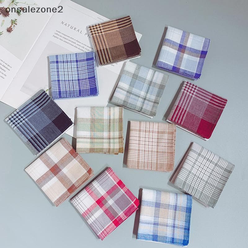 ONS 40x40cm Lenço De Algodão Toalha Para Adulto Grande Quadrado Uso Múltiplo De Rosto Masculino Suor Limpar Pano 40x40cm