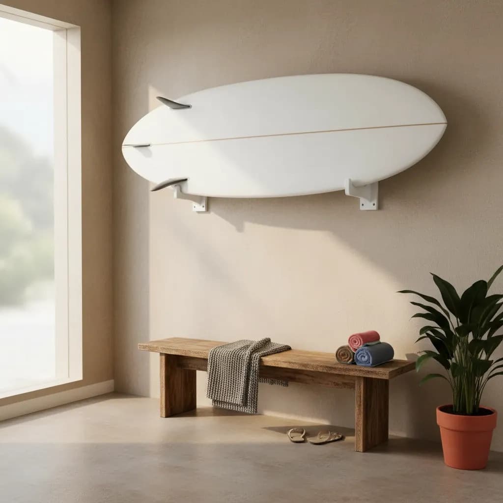 Suporte Parede Parancha Organizador Decoração Surf Kit 2