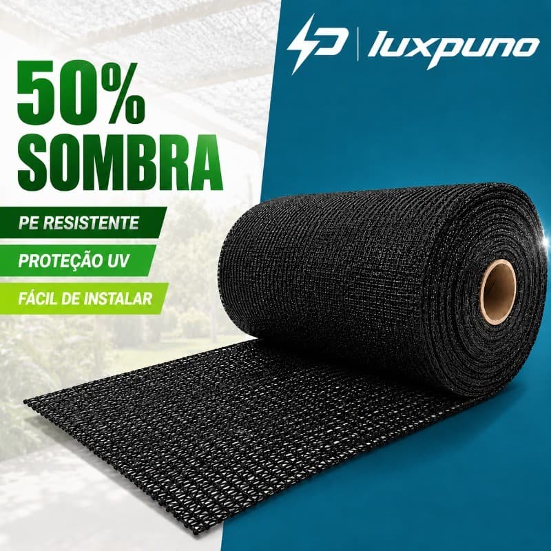 Tela Sombrite 50% 4m x 2/5 m Sombreamento Horta Jardim Estufa Viveiro Pergolado para atividades ao ar livre