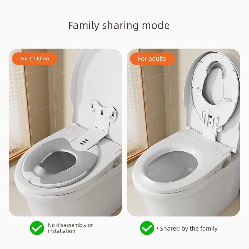 🔥 Fácil de Instalar e Remover 🔥 Base Antiderrapante e Estável Assento de Vaso Sanitário Infantil Portátil Adaptador de