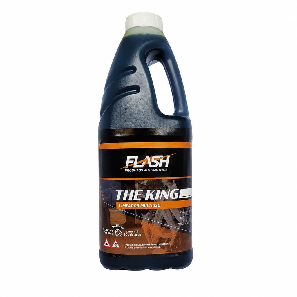 THE KING 2L - Desengraxante Alcalino 3x1 Ultra Limpador