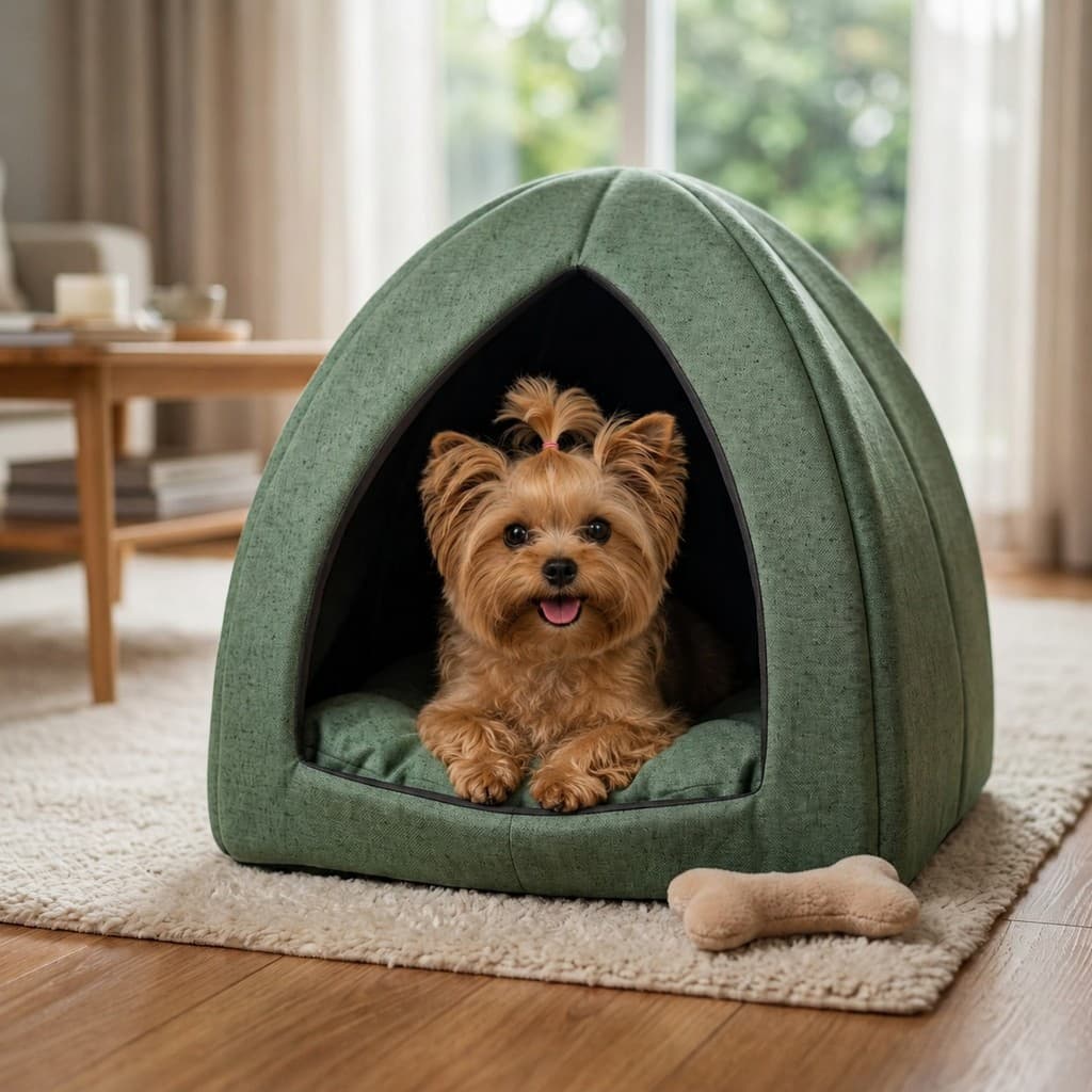 Cama Caminha Pet Oca Iglu Para Gatos E Cães Pequenos Eco Blend Ecológica Sustentável