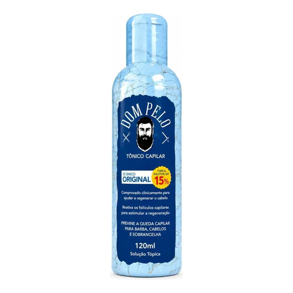 Dom Pelo Tônico Capilar 120ml Para Barba Cabelo  Sobrancelha