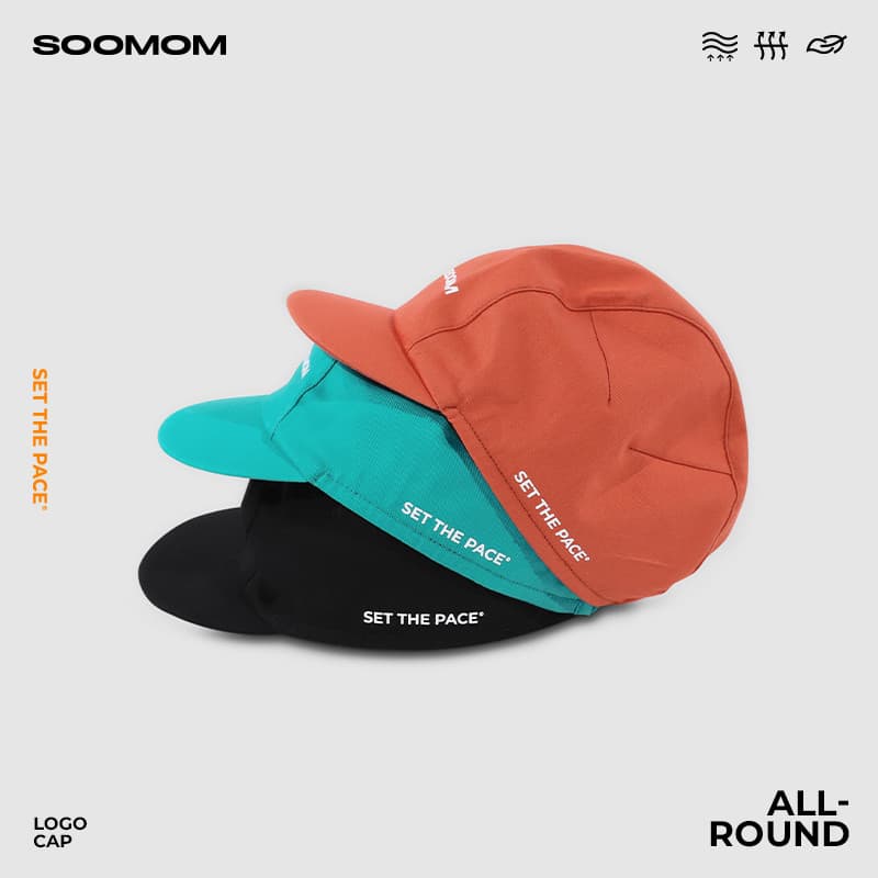 SOOMOM | Boné de equitação para bicicleta de estrada ALL-ROUND unissex