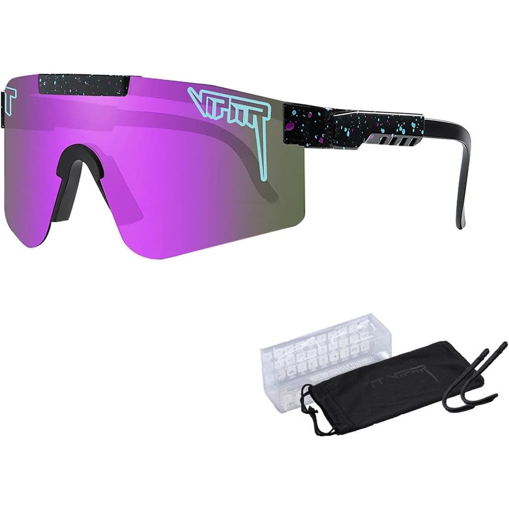 Óculos de sol esportivos polarizados P-V para homens e mulheres, óculos de ciclismo, óculos de sol esportivos, proteção