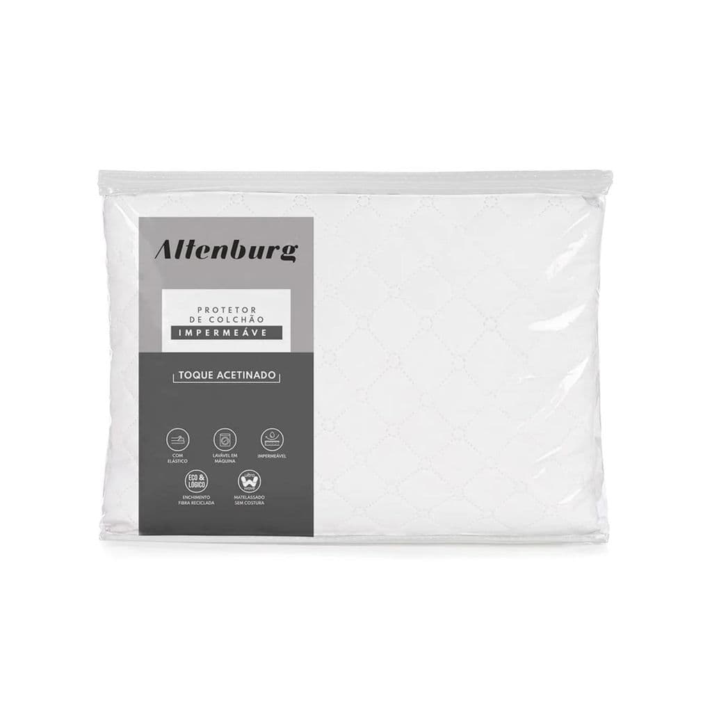 Protetor de Colchão Impermeável King Altenburg Branco