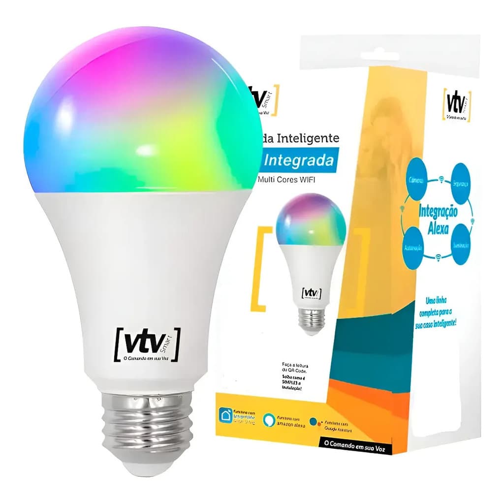 Lâmpada Inteligente  Vtv Smart Retro  Alexa e Google Nest / controle por voz 10w   Vtv-118