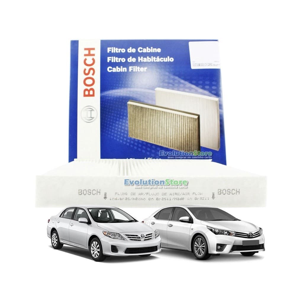 Filtro De Cabine Ar Condicionado Toyota Corolla 2008 À 2019 - Bosch 0986BF0558