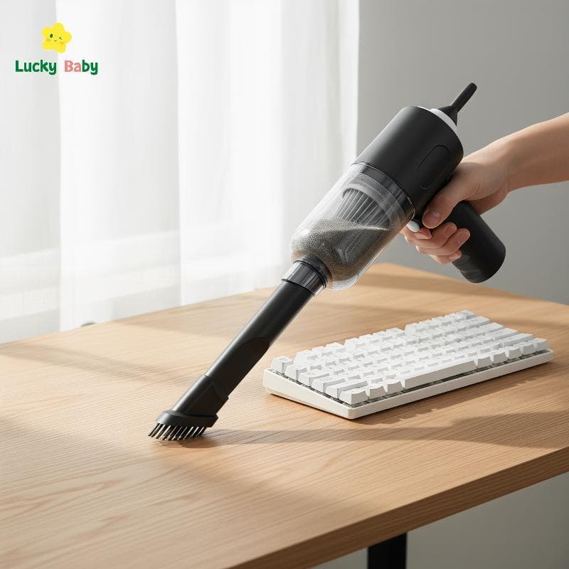[Luckybaby-t] Aspirador De Pó Sem Fio Para Carro 120W Portátil De Alta Potência Limpeza Profunda De Assentos De Tapete D