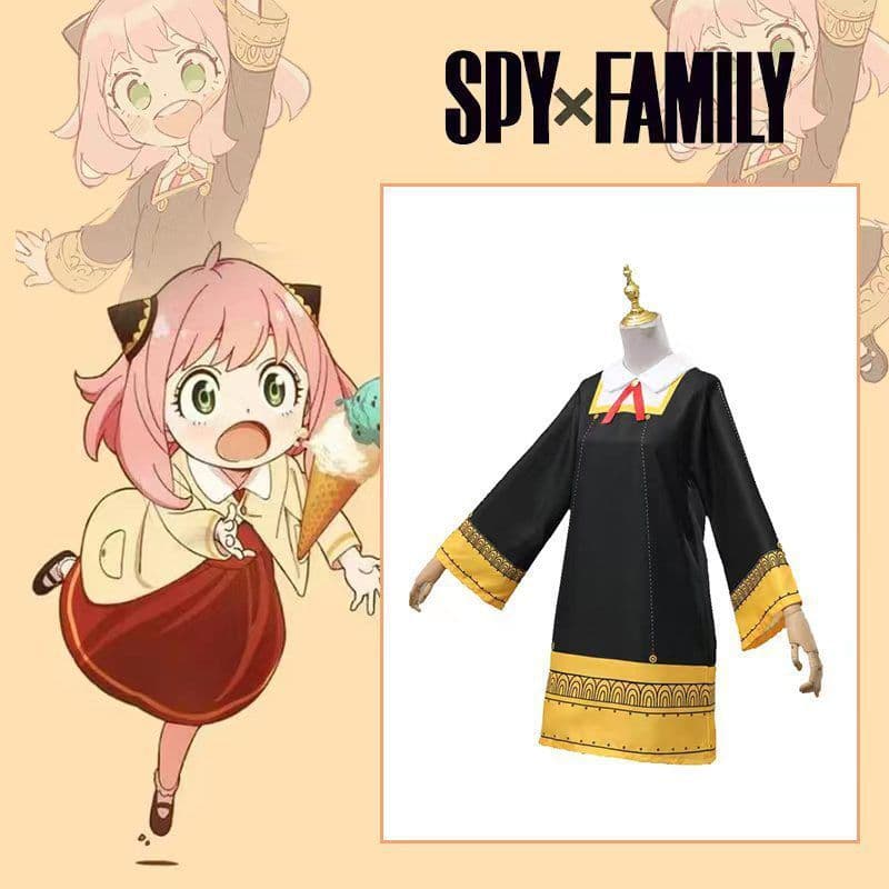 Arnia cos traje espião jogar casa Anime cosplay Ania vestido crianças roupas de Halloween