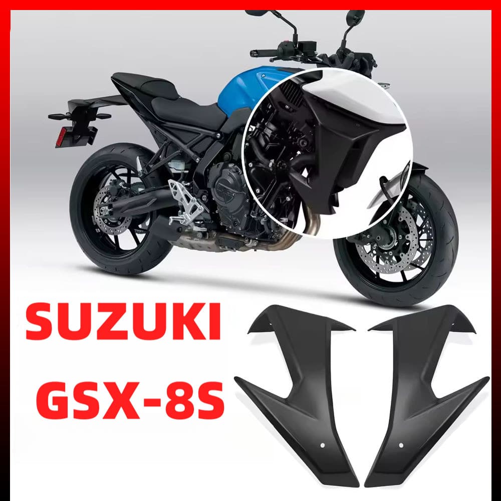 SUZUKI GSX-8S 2023-2026 AEROFÓLIO DIANTEIRO DE MOTO, Carenagem Aerodinâmica, Asa Fixa de Competição