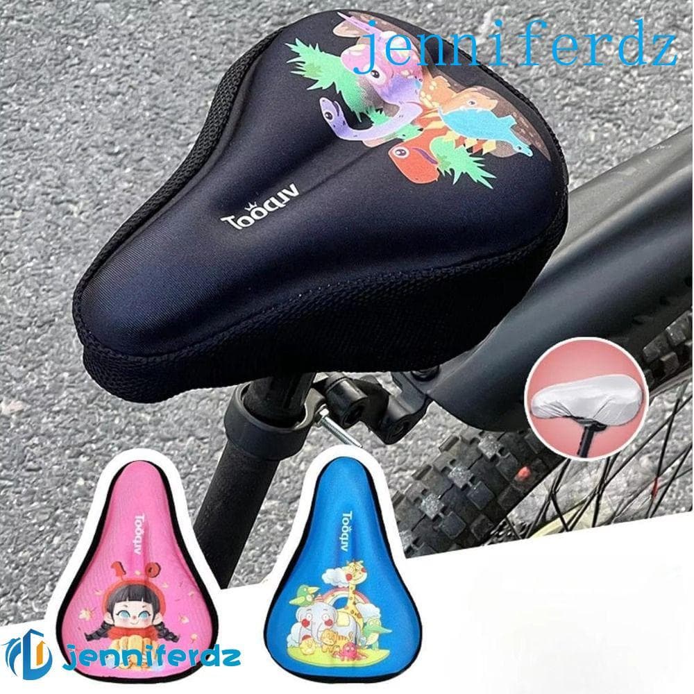Assentos Infantis Para Bicicletas AJENNIFER , Almofadas De Assento De Bicicleta De Silicone Espessadas , Selas De Animai
