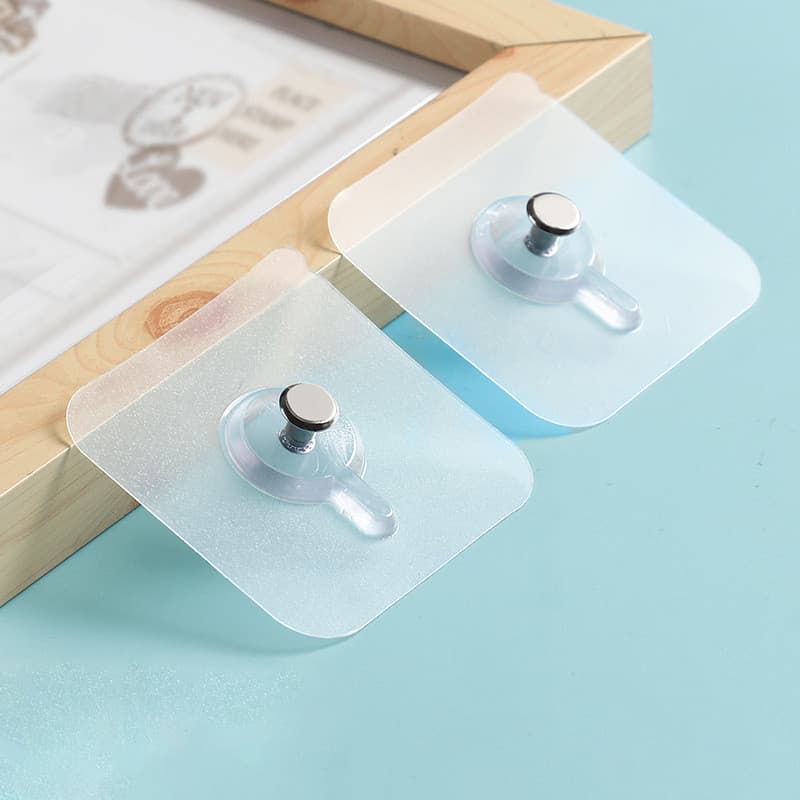 Novo estilo de unhas sem marcação, adesivos de parafuso sem perfuração, ganchos fortes, suporte de gancho pegajoso, pare
