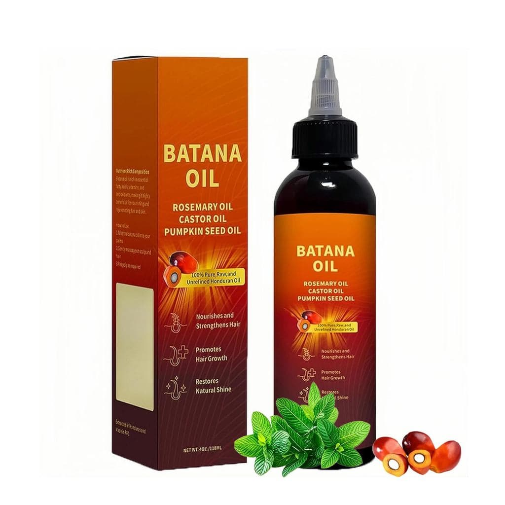 Óleo de Batana para Cabelo, Óleo de Batana Líquido 4 em 1 para Homens e Mulheres, Óleo de Alecrim, Previne o Ressecament