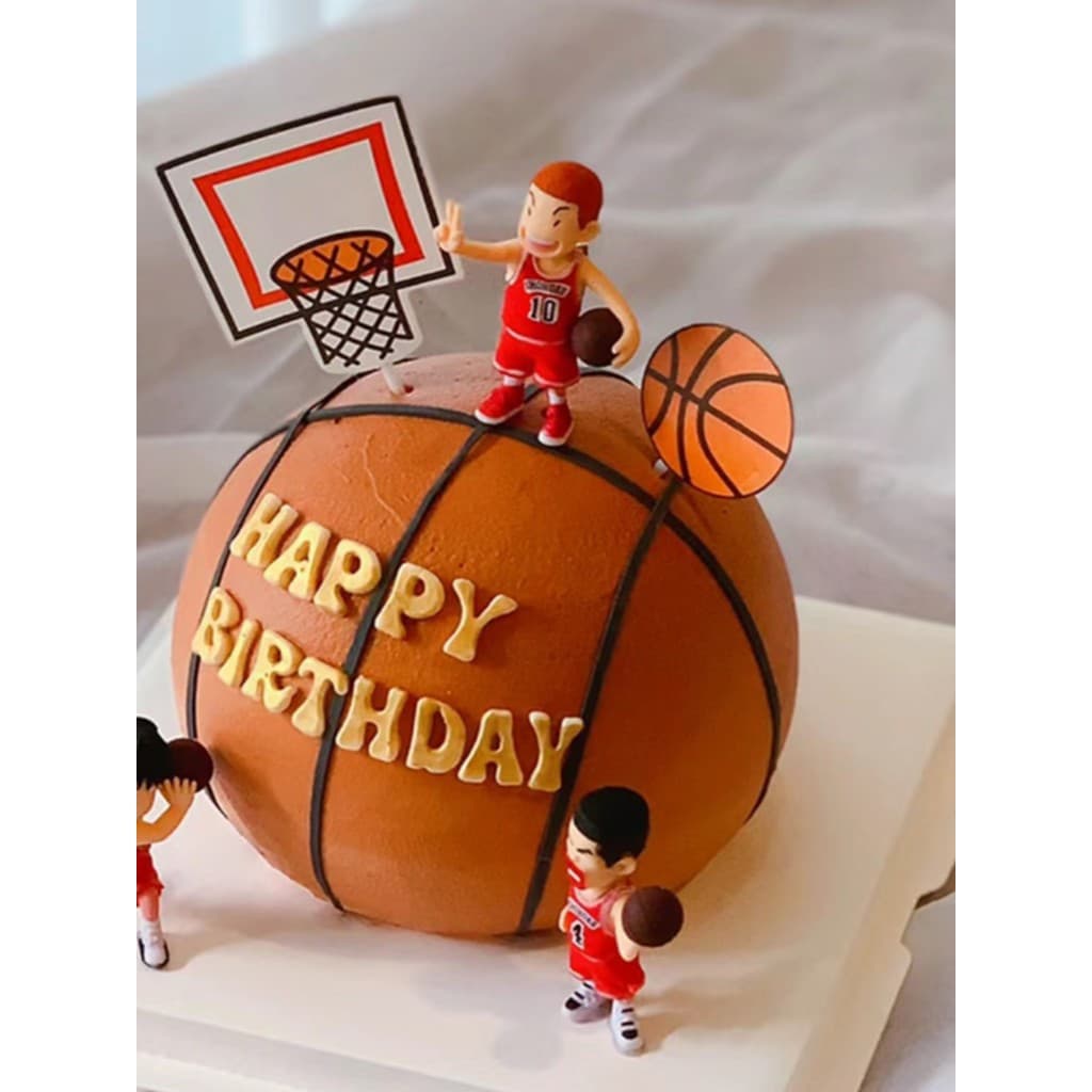 Cesta de basquete bolo de aniversário decoração ornamentos meninos ornamentos meninos crianças 61 crianças dia das crian