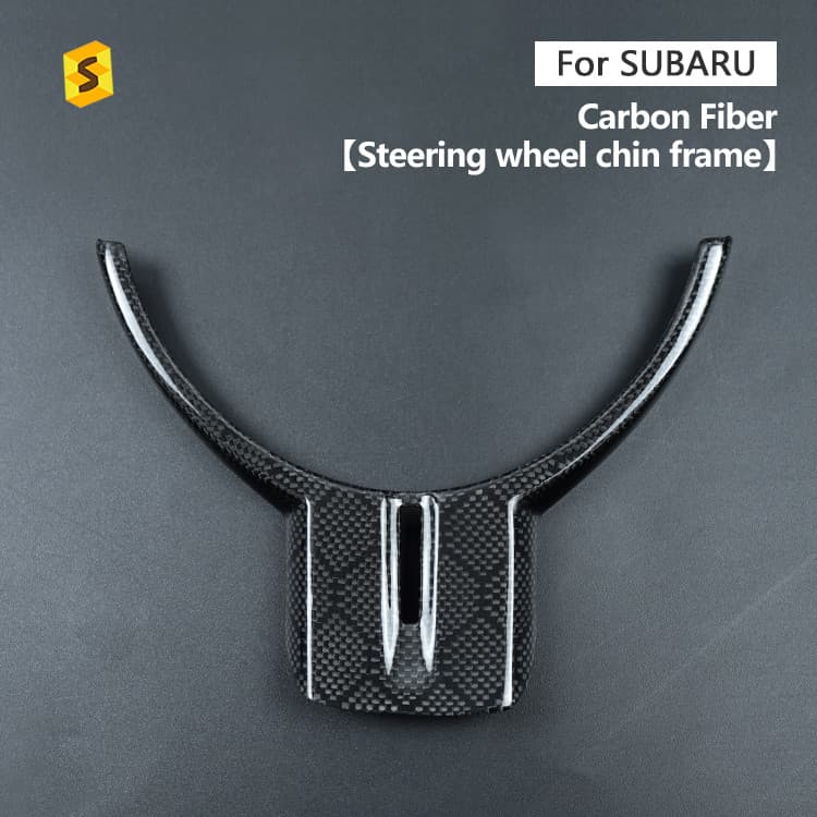 premium-Es Acessórios Interiores Do Carro Real Fibra De Carbono Peças Volante Capa Para Subaru Toyota 86