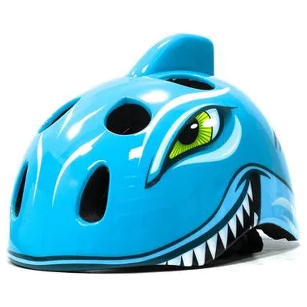 Capacete Ciclismo Infantil Tubarão Azul Absolute 52-56cm GTA Inmold Shark