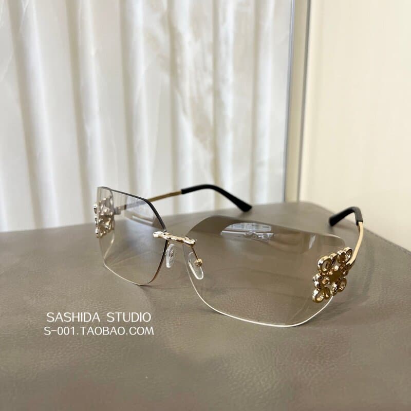 óculos feminino de sol oculos de sol óculos de sol quadrado feminino óculos de sol feminino com proteção uv Curvo sem mo