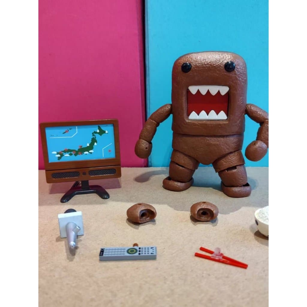 Genuíno Ocean Hall Yamaguchi Estilo 141 Tama-kun Domo-kun Boneca Tecnologia de roda em massa