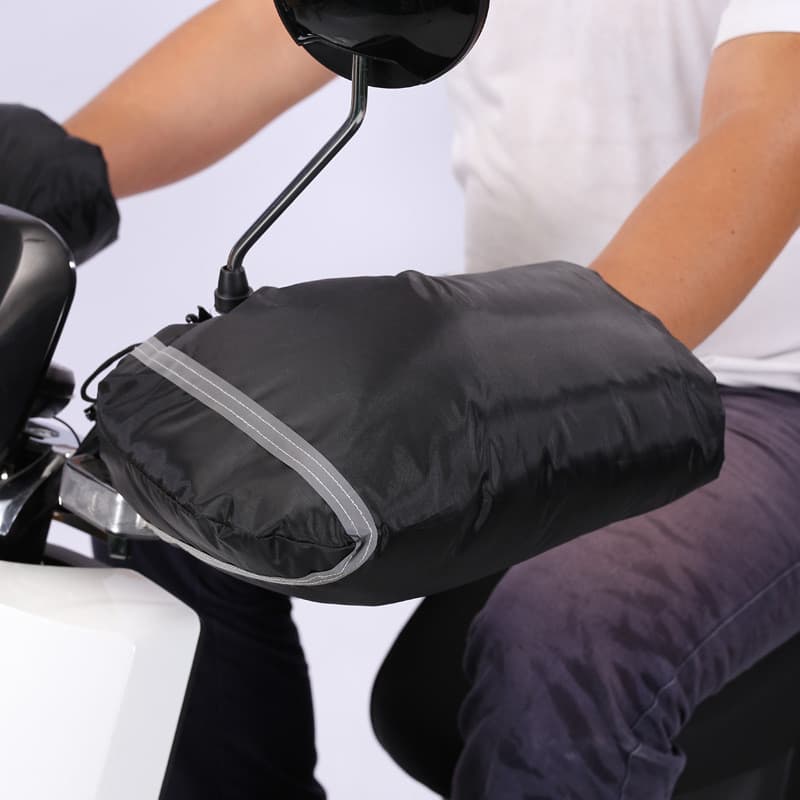 Capa para guidão de carro elétrico, luvas quentes de inverno para-brisa, bateria, proteção para guidão de Scooter, prote