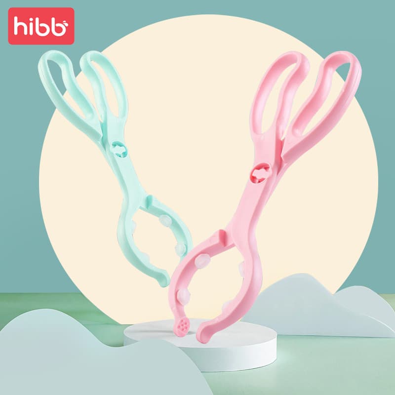 Haoyi Beibei Clipe para mamadeira Clipe para esterilização de mamadeira Resistente a altas temperaturas Silicone Antider