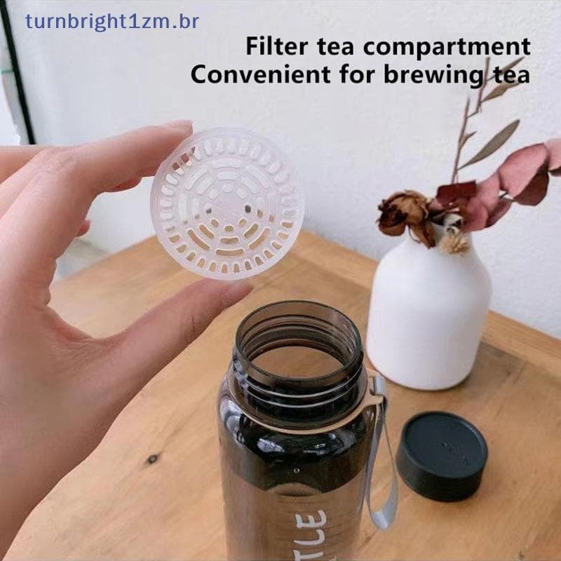 Garrafa De Água De Plástico Para Esportes Ao Ar Livre , 1000ML , Portátil , Esporte , Chá , Café , Ferramentas De Cozinh