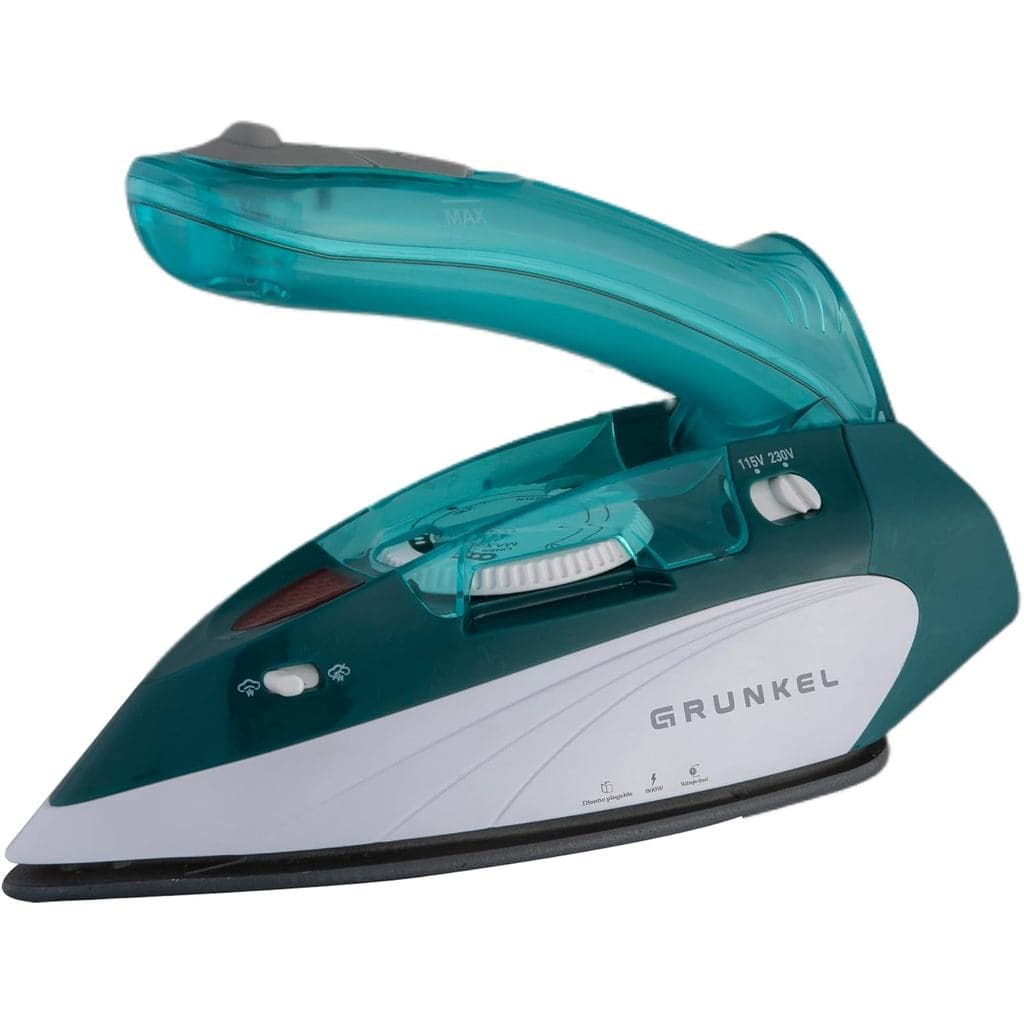 Grunkel - Ferro a Vapor de Viagem -PLV-900- com função de passar a seco.   Ferro a vapor de viagem com sistema de contro