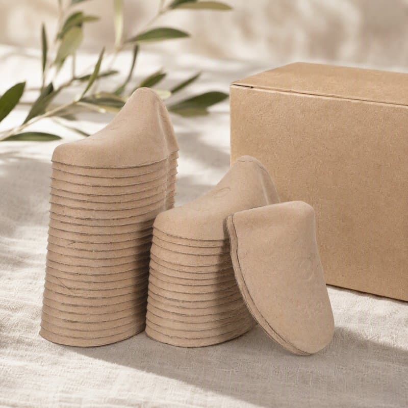 📎 40Peças Inserções De Papel Pulp Marrom Para Proteção Anti-Dobras Roupas