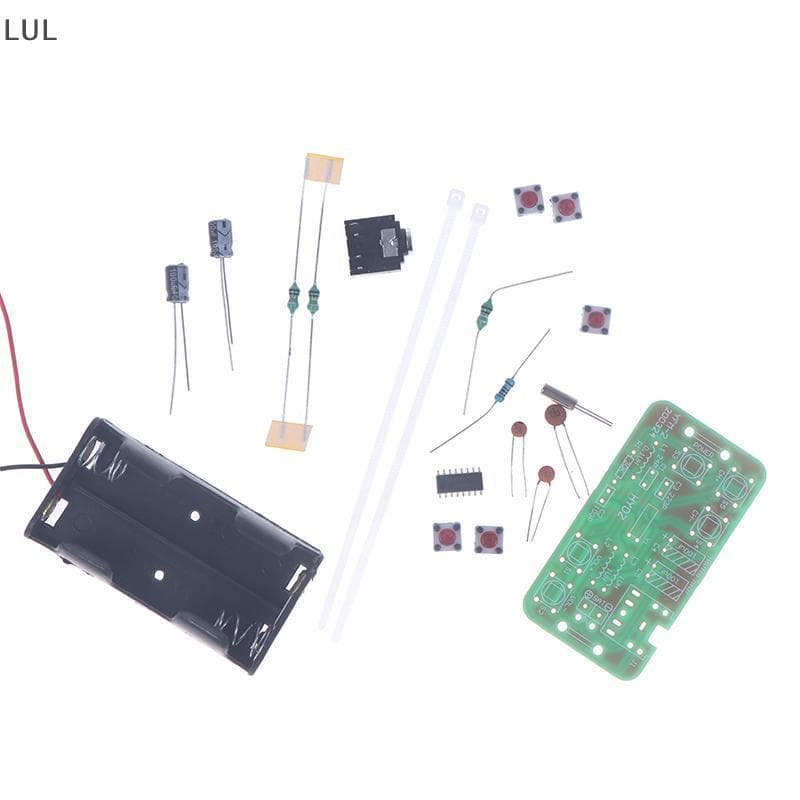 [LUL] 76-108MHz DIY Kit De Rádio Estéreo FM Prática Solda Eletrônico De Aprendizagem Módulo Receptor Conjunto BR