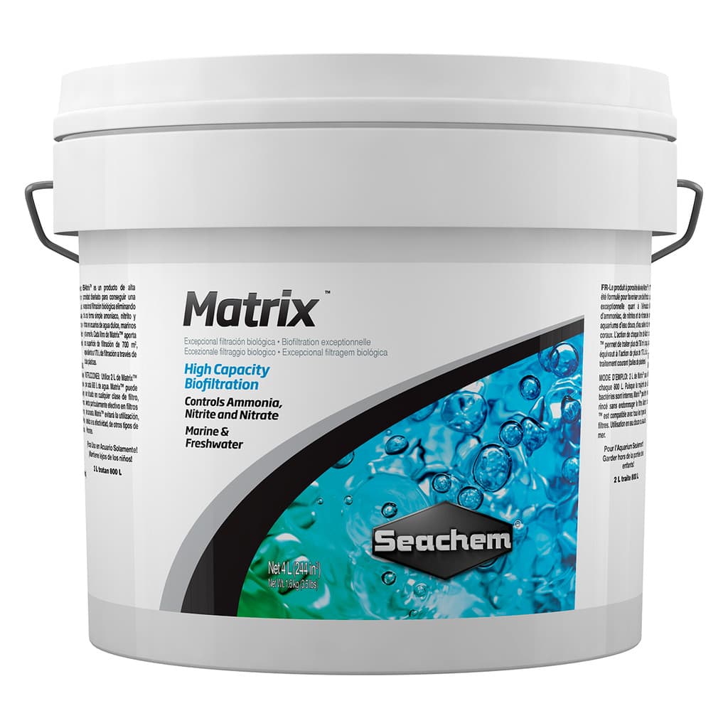 Mídia Biológica Matrix Pond 4 L Seachem Filtragem para Aquário