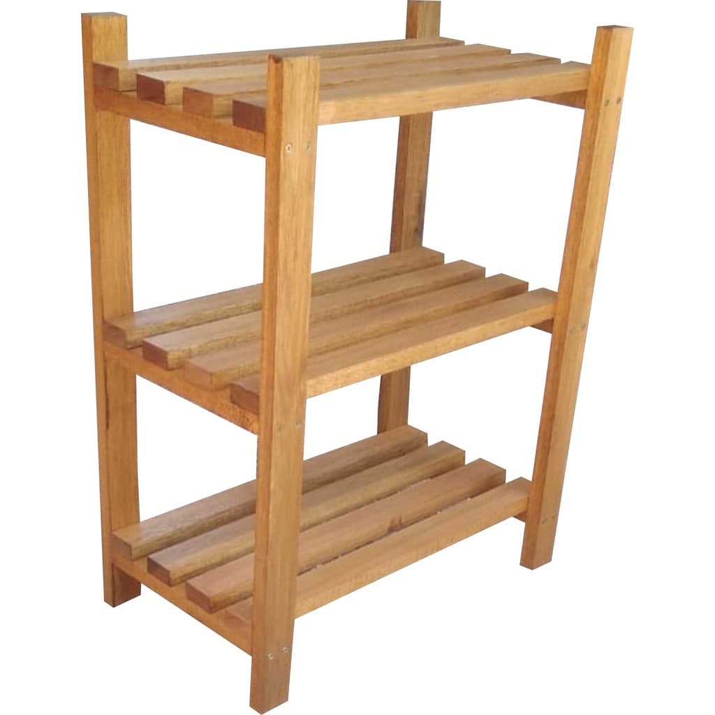 Estante Modular 3 Prateleiras Madeira Maciça 65x50x29 cm Pintada NeonX