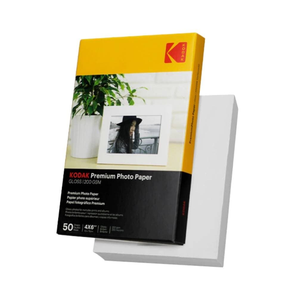Papel Fotográfico 10x15 200g Kodak Premium 50 Folhas - CGP200 / 481151