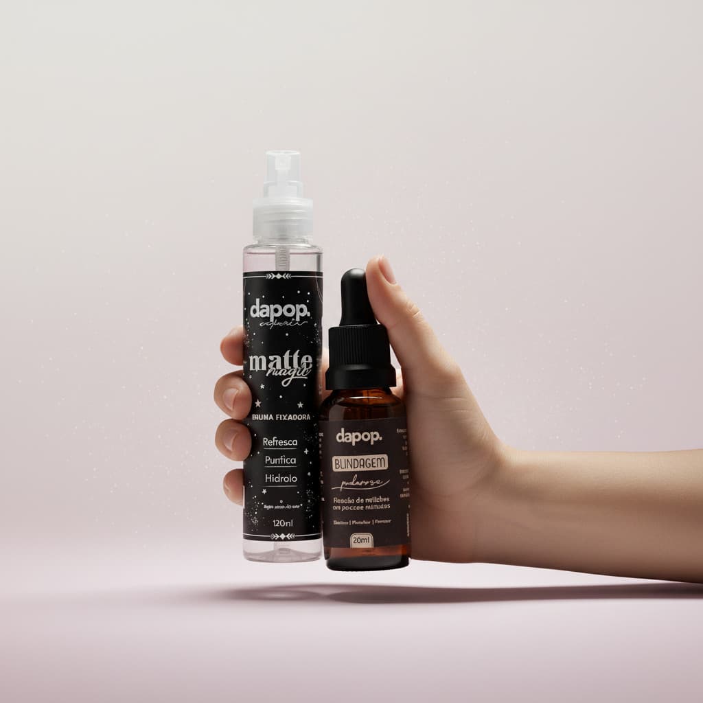 Kit Blindagem Poderosa Primer Fixador + Bruma Fixadora Matte - Dapop