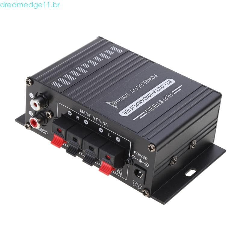 dreamedge11 Módulo Amplificador Digital Desempenho Som Estéreo 400W DC12V Channel HIFI Para Alto-Falante