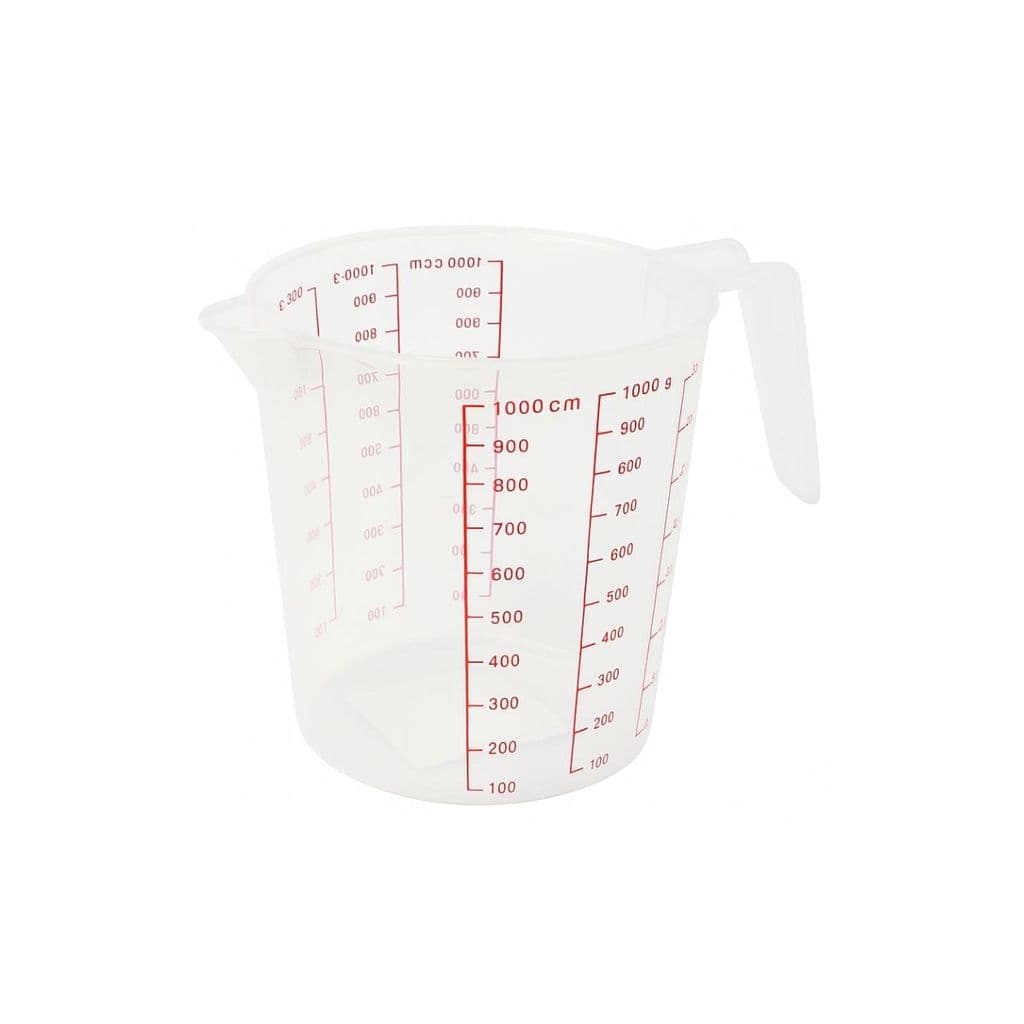 JARRA MEDIDORA PLASTICO CONFETARIA  1 L