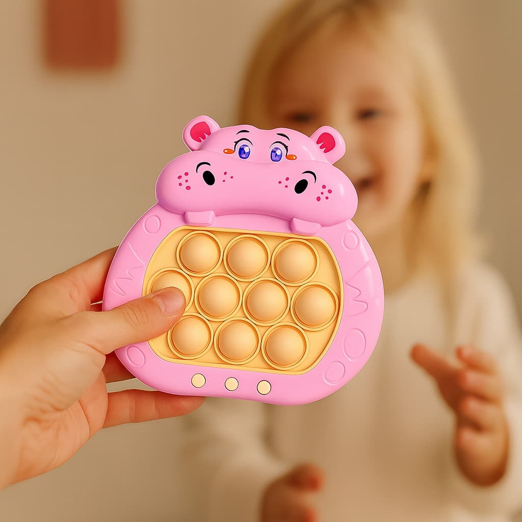 Pop It Eletrônico Sensorial Game Brinquedo Interativo Educativo Game Divertido Hipopótamo Lançamento