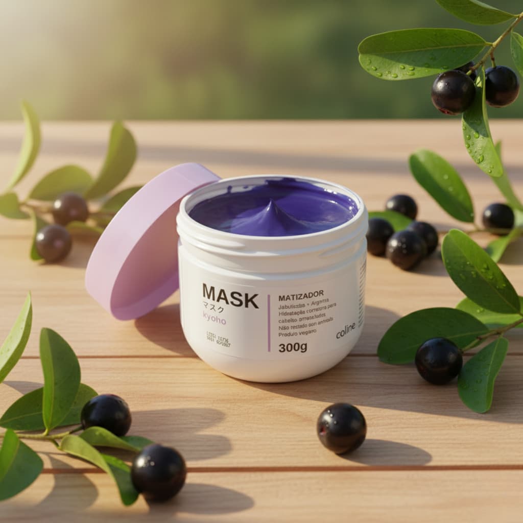 ✨Máscara Kyoho Matizador Coline 300g Neutraliza Tons Amarelados e Realça o Loiro