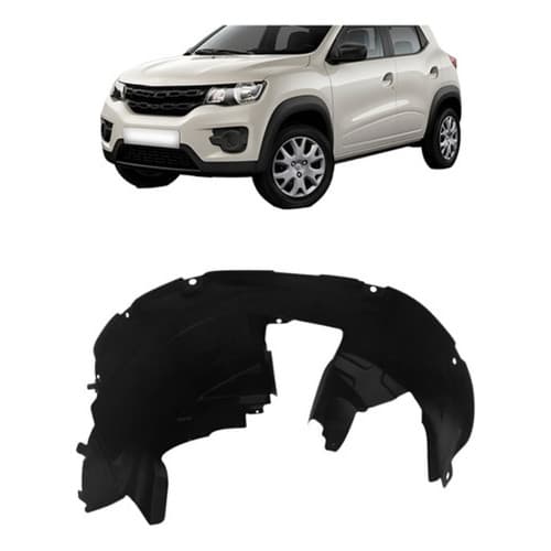 Parabarro Dianteiro Renault Kwid 2017 2018 2019 Preto