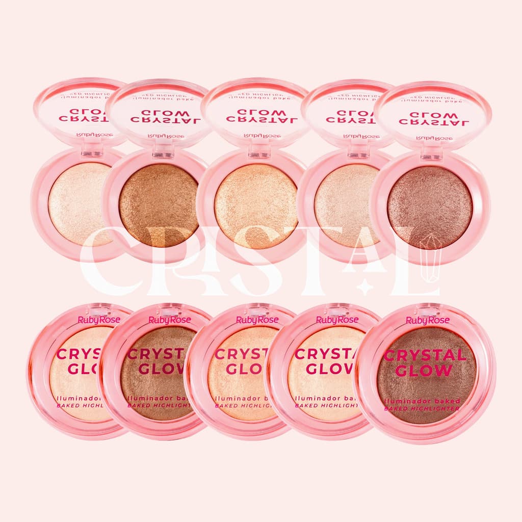 Iluminador Crystal Glow Baked Ruby Rose