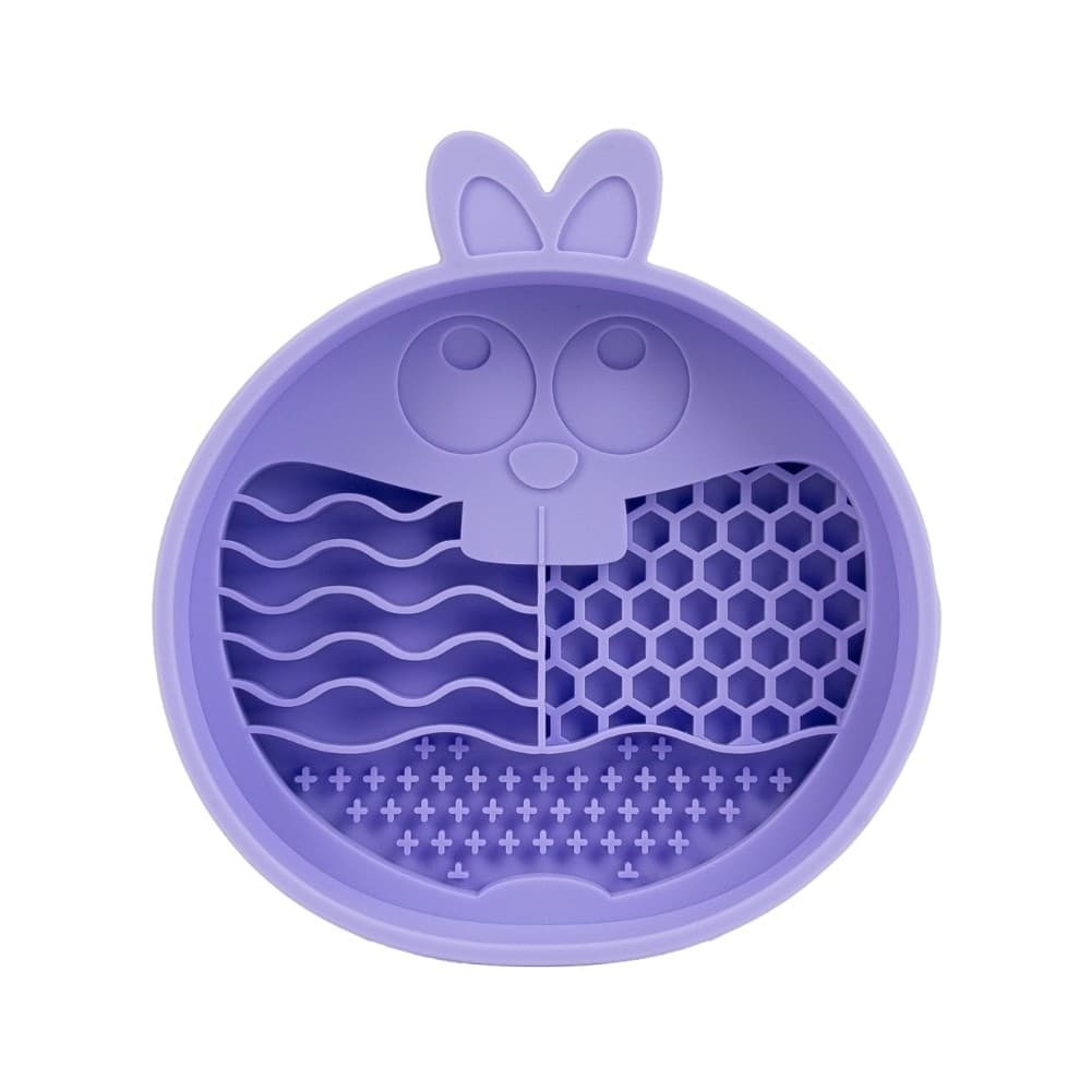Comedouro Lento de Silicone para Pets Coelho Roxo - QMonster