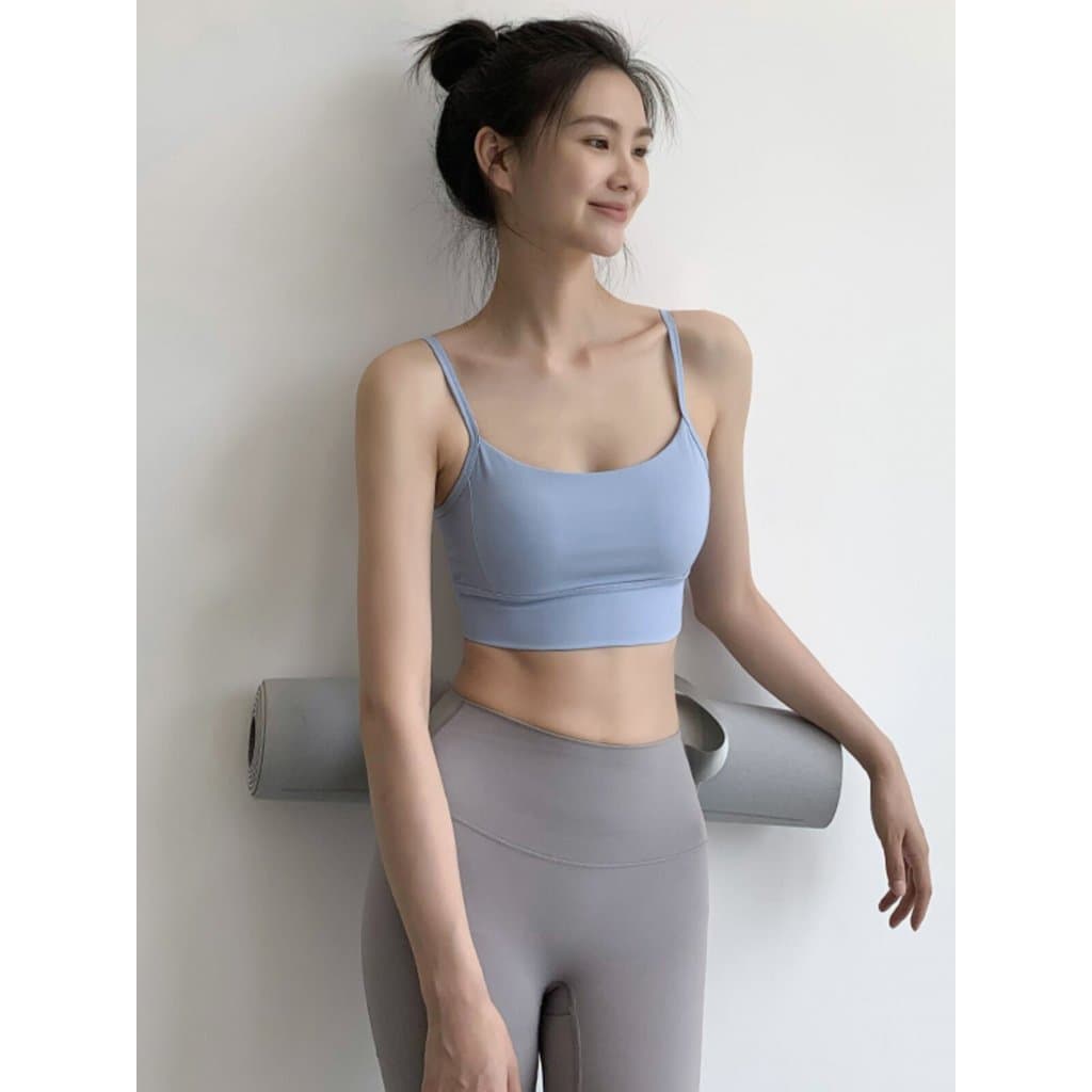 Top plus size esportivo Moda athleisure Sutiã de alta sustentação Sling correndo exterior Wear estilo fino treinamento p