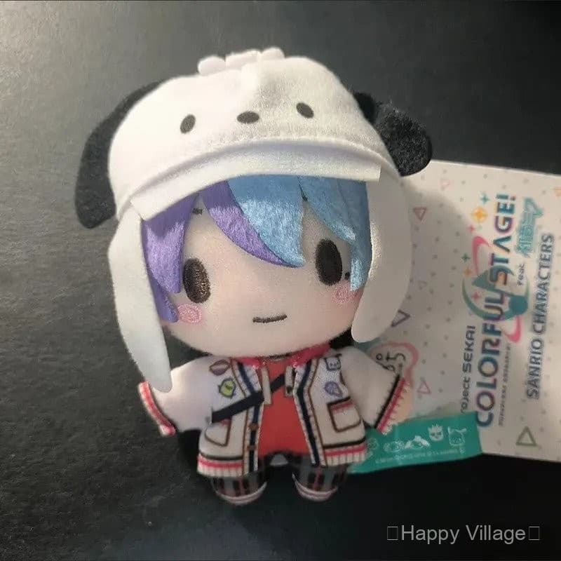 10cm Pjsk Boneca de pelúcia Brinquedo Sekai Projeto Sekai Aoyagi Tomya Chaveiro de pelúcia Bolsa Pingente Godless Akito