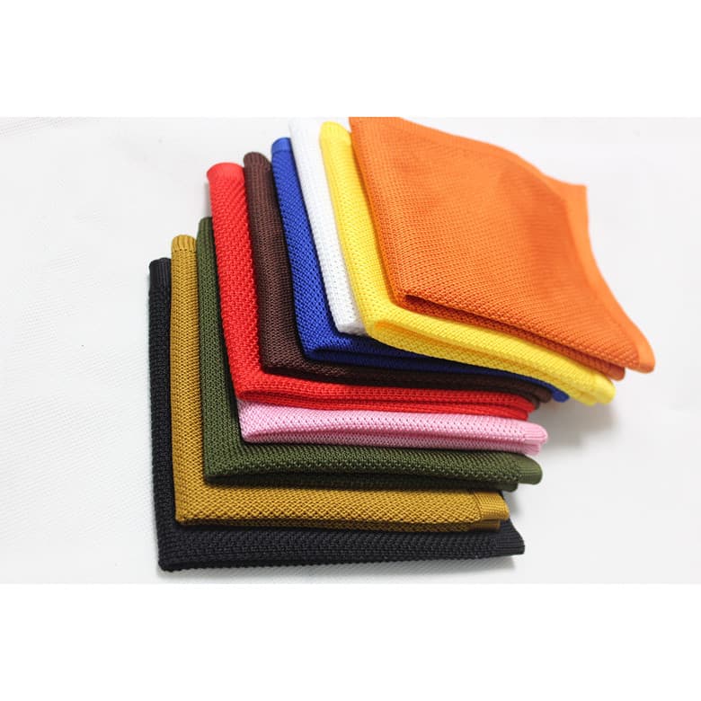 Malha de negócios Formal Wear gravata bolso quadrado cachecol High-End negócios artesanal jóias masculinas branco 25cm x